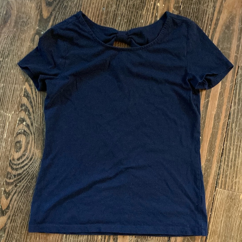 Talbots Keyhole Back Tee